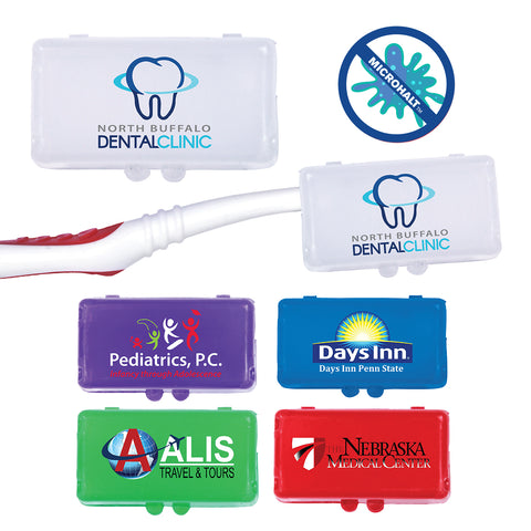 Antimicrobial Toothbrush Cover | Full Color Customization | Made in USA | 1-2 Weeks | Minimum is 1 Box of 250