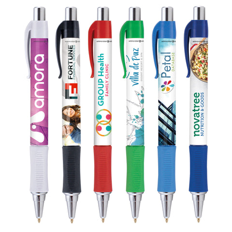 Antimicrobial Pens | Full Color Customization | Made in USA | 5 Days | Minimum is 1 Box of 250