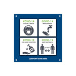 Safety Tips PVC Sign (USA MADE | 7 Days)