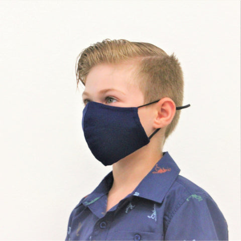 Kids Adjustable Face Masks Filter Pocket - Reusable | 1 Color Customization | Made in USA | 1-2 Weeks | Minimum is 1 Box of 100