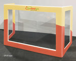 Desk Top U Shield Three Pet Windows | Full Color Customization On Front | Made in USA | 5 Days | Minimum is 1 Box of 10